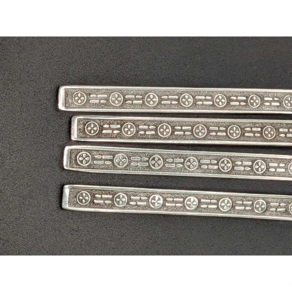 4 Stanley Roberts Matador Dinner Forks Japan Stainless Flatware MCM 7.3